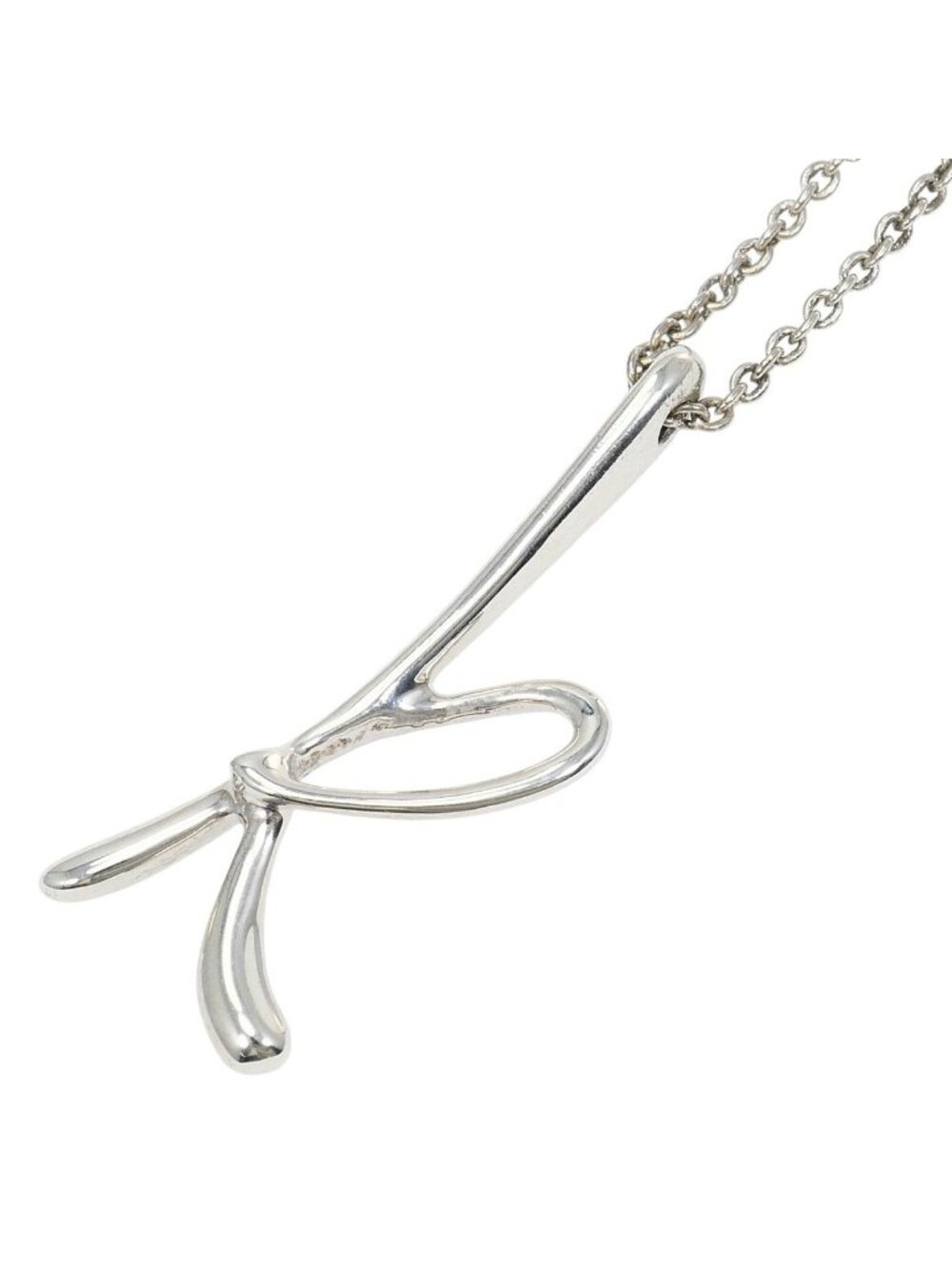 Tiffany & Co Letter 925 Sterling Silver Necklace 42
